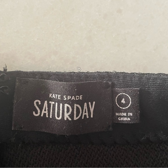 Kate Spade Saturday Scuba Mesh Neoprene A-line Skater Mini Skirt Size 4 - Picture 8 of 14